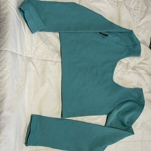 Aeropostale Teal Crop Top